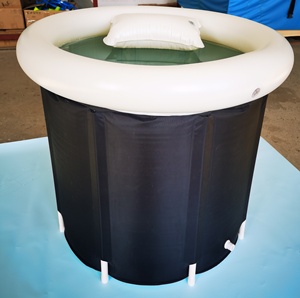 <span class=keywords><strong>Bañera</strong></span> de hielo portátil personalizable de PVC y punto de caída para Piscina de inmersión fría o <span class=keywords><strong>bañera</strong></span> Características de uso Logotipo impreso - Product Image 2