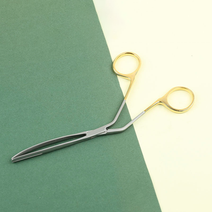 Pinces chirurgicales pour implants nasaux à poignée dorée, pinces d'insertion, instruments de rhinoplastie esthétique, pinces extensibles 18 cm - Product Image 5