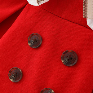 Vêtements de Nouvel An pour bébé, mini robes pour enfants, robes de princesse rouges pour filles, provenant de la vente en gros - Product Image 6