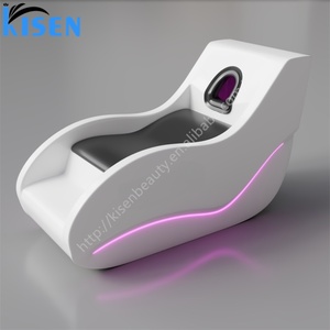 Cama de Champú Eléctrica Kisen para Masaje Corporal y Lavado Automático del Cabello, de Lujo, para Salón de Belleza y Barbería - Product Image 1