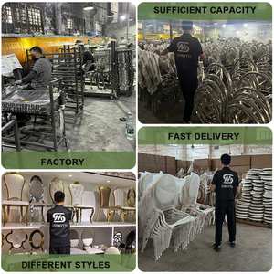 Sillas Tiffany Apilables de Resina Dorada para Bodas, Eventos de Hotel y Fiestas, Venta al Por Mayor - Product Image 5