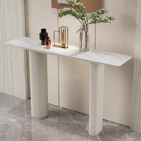 Table console haut de gamme style crème, élégante et sophistiquée, en ardoise, pour chambre ou salon, entrée ou table d'appoint