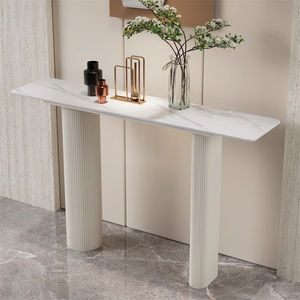 Table console haut de gamme style crème, élégante et sophistiquée, en <span class=keywords><strong>ardoise</strong></span>, pour chambre ou salon, entrée ou table d'appoint - Product Image 3