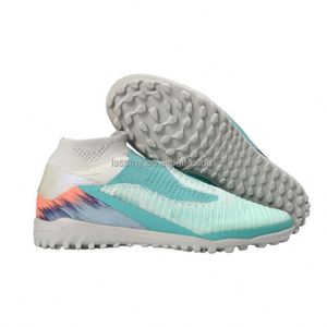 Botas de fútbol FG/TF al por mayor OEM/ODM para adultos y jóvenes, con opciones antideslizantes, ligeras y transpirables de tejido. - Product Image 5