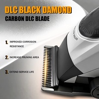 Tondeuse à cheveux professionnelle Kemei KM-1423 à rotor externe 10000 tr/min, rechargeable, lames SPACE, écran LCD, sans fil, pour homme