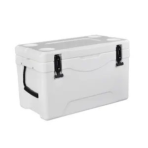 Лучшая оптовая продажа, охлаждающая коробка для гольф-тележек, 38 литров, вращающаяся тележка, контейнер для охлаждения льда для рыбалки