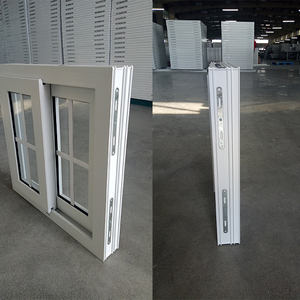 Fenêtre coulissante thermique UPVC à double verre pour les zones climatiques froides Fenêtre coulissante UPVC de remplacement bon marché pour la rénovation domiciliaire - Product Image 5