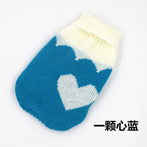 Handmade Knit Pet Sweater | Plaid & Festive Pattern Dog <b>Cat</b> Winter Outfit | Premium Pet Knitwear - Product Image 3