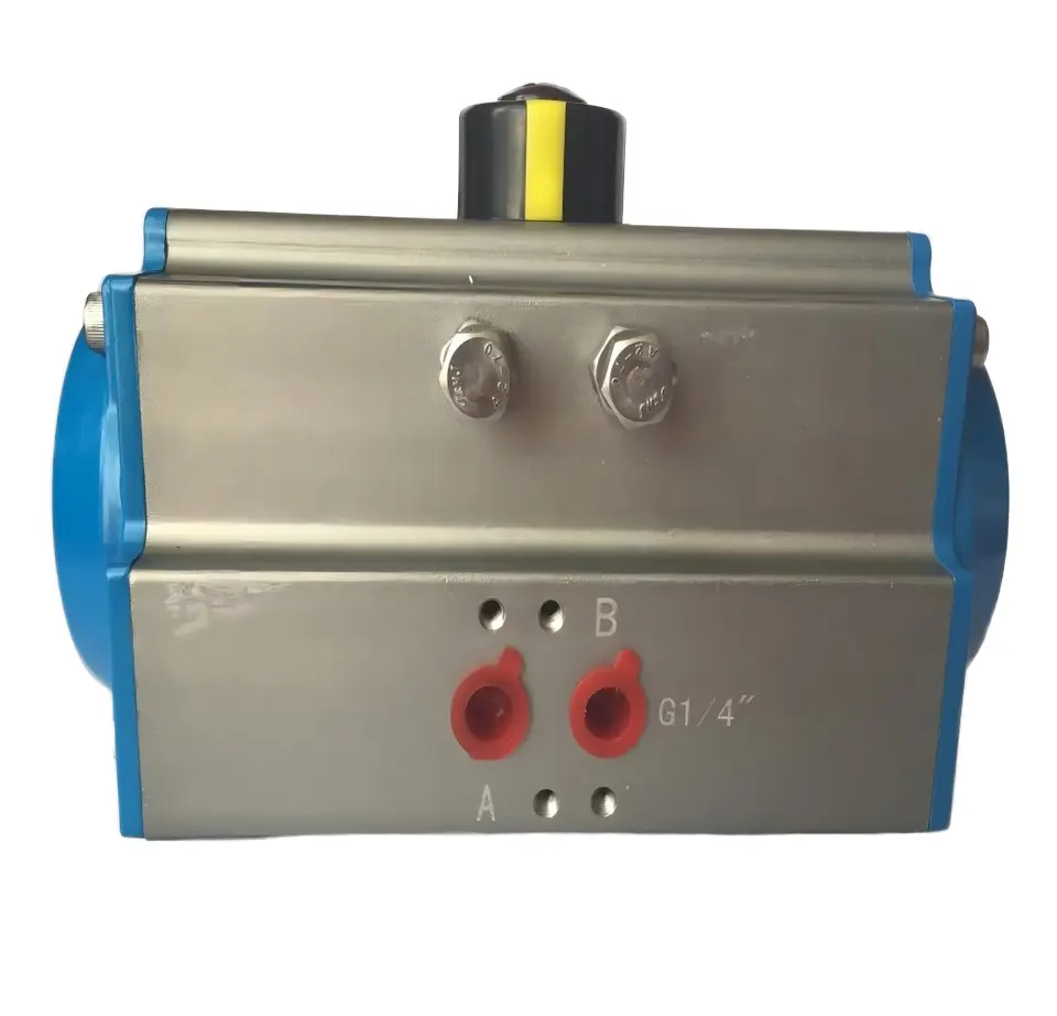 Waterproof  explosion-proof and acid-resistant 90 degree rotating aluminum alloy AT pneumatic actuator