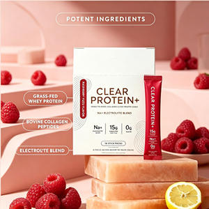 OEM/ODM Protéine en Poudre Transparente Haute Puissance Saveur Framboise 14 Sachets - Product Image 4