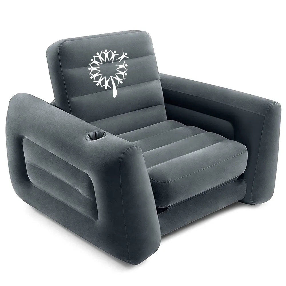 Custom Lui Opblaasbare Lounger Air Slaapbank Woonkamer Meubelen Stoel Relax Opblaasbare Zitsbank