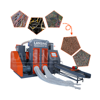 Machine de recyclage automatique de câbles usagés de type sec LX-400C Lansing 450 kg/h – Granulateur industriel de fils haute pureté