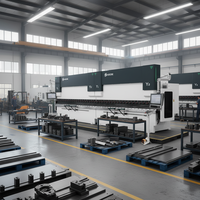 Presse plieuse hydraulique tandem CNC We67k 250t4000 pour tôles et métaux