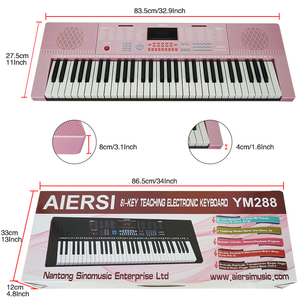 Piano numérique Aiersi personnalisé, clavier à 61 touches, orgue électronique, <span class=keywords><strong>instrument</strong></span> <span class=keywords><strong>de</strong></span> <span class=keywords><strong>musique</strong></span> abordable à vendre - Product Image 6
