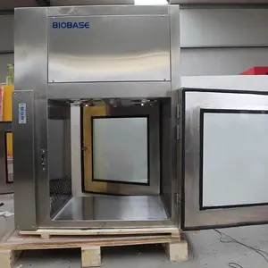 BIOBASEパスボックスエアシャワーHEPAリーター304ステンレス鋼層流エアフローパスボックス (クリーンルーム用)