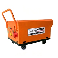 Mini pompe à béton électrique portable, équipement de construction pour le transport du béton, machine à pomper le ciment et le mortier