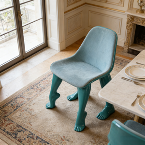 Creative Human Legs Design <strong>Dining</strong> <strong>Chair</strong> Restaurant Hotel Lobby Artistic Accent <strong>Chair</strong> for Living Room - Product Image 6