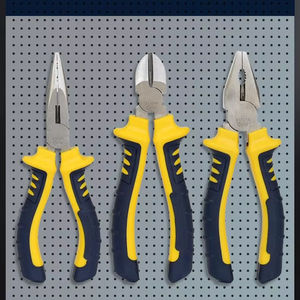 Pince étau à bec effilé 6 "et 8" de qualité industrielle polyvalente avec nez oblique en acier allié au chrome-vanadium personnalisable OEM - Product Image 1