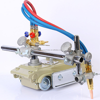 Machine de découpe à la flamme guidée par rail de haute précision 0-45 °   Équipement de découpe au gaz portable pour coupes biseautées
