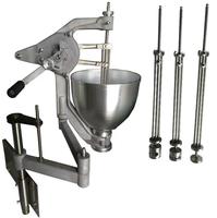 Donas-Mini Máquina manual de llenado de rosquillas, dispensador de presión, extrusora, cuentagotas de relleno de inyector, venta