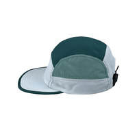 Venta al por mayor impermeable al aire libre cinco paneles deporte Camper Cap Running Plain Blank 5 Panel Camping Hat Nylon Duck Camp Caps Sombreros