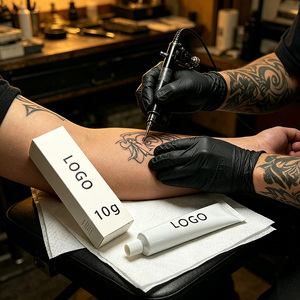 Premium Salon Tattoo Balm, moderate viscosity and full <b>weight</b> range, OEM custom logo tattoo care gel for high-end brow - Product Image 3