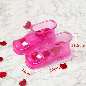 Botas de relajación para mujer impermeables para lavabo de baño plegable desechable para spa de verano para terapia de polvo de remojo de pies-Jelly Spa - Product Image 2