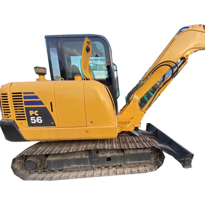 Well Preserved Used Komatsu PC56MR Excavator Low Noise <b>Environment</b> Friendly 29 Ton 1.7m Bucket Capacity for City Construction - Product Image 1