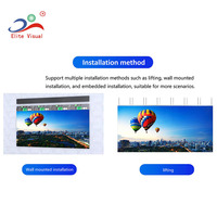 Pantalla LED de Alta Resolución, Ultraligera y Ultrafina, Sistema Dual, Mantenimiento Frontal, Pantalla LED Creativa con Empalme