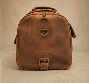 Full Grain Cow Leather Duffle <b>Bag</b> Personalized <b>Gift</b> - Product Image 4