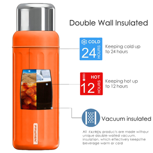 Factory Direct Sale 560ml Travel Outdoor Eco Friendly Double Wall Metal 304 Stainless Steel Custom Vacuum Vacuum <b>Flask</b> - Product Image 2