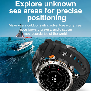 Ht30 Thông Minh 1.7 "HD Lớn Vòng Màn Hình Titan Trường Hợp 600MAh Pin Đèn Pha Ánh Sáng Cứng SOS Chế Độ Đèn <span class=keywords><strong>Flash</strong></span> Thông Minh Đồng Hồ - Product Image 4