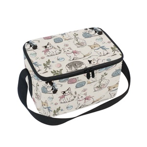 Bolsa de Almuerzo Portátil para Viajes, Diseño de Gato Adorable, Impermeable, Aislante, para Exteriores, Precio al por Mayor - Product Image 1