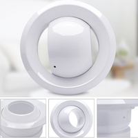 Diffuseur d'air à jet sphérique réglable de conception moderne Diffuseur en plastique de systèmes CVC sphériques en ABS