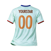 Maillot de football vert clair classique avec logo personnalisé 2026, uniforme de football personnalisé, maillot de football de haute qualité en gros