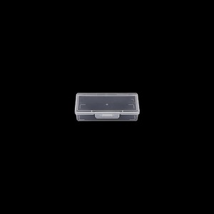 Transparent Plastic Storage Box 10x4x2cm Rectangle With Lid Office Organizer Eco-Friendly Parts Container - Product Image 3
