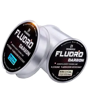 Nouvelle vente chaude 0.4-8.0 100 forte traction transparent fluorocarbone leader fibre de carbone leader ligne de pêche