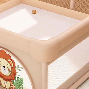 Box per Bambini in Plastica Rosa con Recinzione a Rete, Ampio Recinto per Gioco Interno ed Esterno, Vendita Calda - Product Image 4
