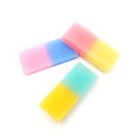 Usine vente en gros de fournitures de papeterie, ensemble de gommes pour enfants, couleur personnalisée radiergummi gelée crayon PVC gomme