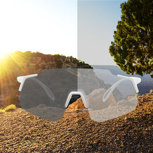 Óculos desportivos venda quente ao ar livre UV400 cor mudando oversize moda leve correndo ciclismo photochromic spots óculos de sol - Product Image 3