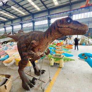 ชุดไดโนเสาร์เวโลซีแรปเตอร์แบบสวมใส่ได้ขนาดเท่าตัวจริง สำหรับผู้ใหญ่ ผลิตภัณฑ์เพื่อความบันเทิงในสวนสนุก หุ่นยนต์เสมือนจริง - Product Image 5