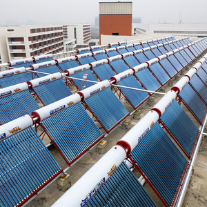 Tabung vakum pemanas air tenaga surya bertekanan pemanas air Stainless Steel 304 tangki air - Product Image 5