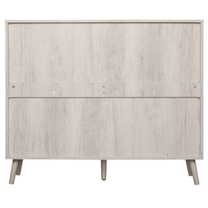 Freestanding Hidden <strong>Slim</strong> Shoe <strong>Storage</strong> Organizer 4 Flip Rack <strong>Drawers</strong> Adjustable Shelves Modern Wood Home Furniture Living Room 4 - Product Image 4