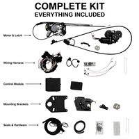 Nouveau modèle personnalisé de voiture ensemble de porte centrale coulissante électrique mécanique automatique pièces de porte centrale coulissante pour Hyundai H350