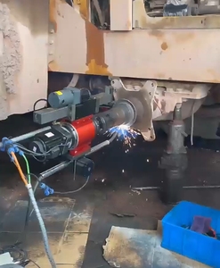 Bearing Outer Ring Repair Machine Outer Shaft Turning Bearing Seat Portable Journal Lathe Automatic Turning and Welding Machine - Product Image 4
