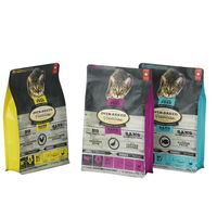 Sacs spéciaux personnalisés pour la nourriture pour chats, sacs debout octogonaux.