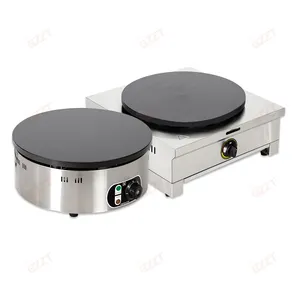 Commercial Automatic Pancake Maker Machine Crepe Makers And Hot Plate Industrial LPG Gas Electric Crepe Making Machine