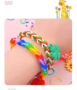 ชุดเครื่องทอสายยางรุ้ง 11000 เส้น ขายดีจากโรงงาน ของเล่นพัฒนาสมองแบบถักมือ ชุดเครื่องทอสายยาง DIY - Product Image 4