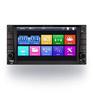 7 אינץ אוניברסלי לרכב נגן dvd MP5 Carplay אנדרואיד אוטומטי TFT LCD 2din מולטימדיה לרכב וידאו MP4 MP5 נגן