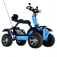 Scooter électrique tout-terrain à 4 roues, quad électrique tout-terrain pour la plage, la montagne et l'escalade